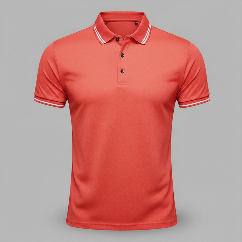 Men's Slim Fit Short Sleeve Polo Shirt | Casual Wear