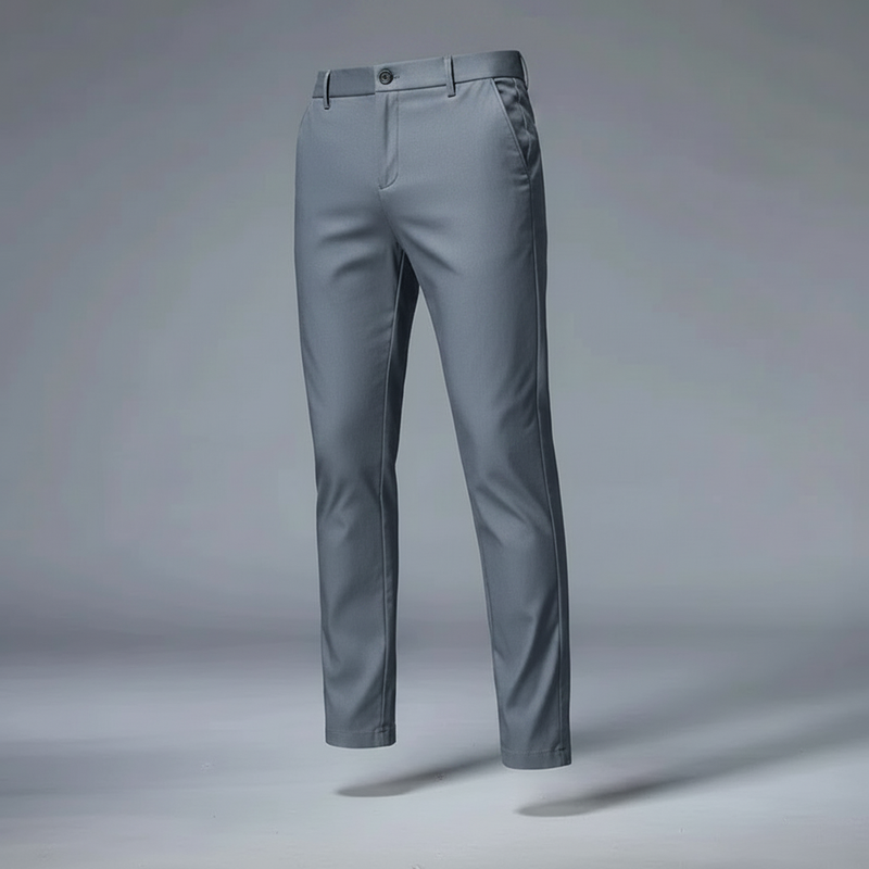 Saul | Men's Slim Fit Trousers in Stretch Fabric