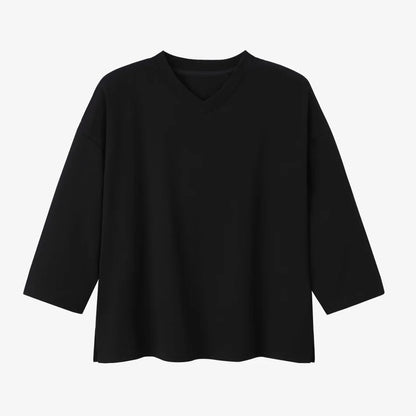 Asera Oversize T-Shirt Dress Set | Cotton Blend, Casual Women's Outfit 0