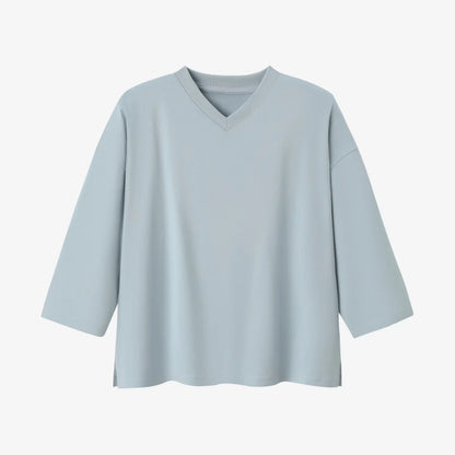 Asera Oversize T-Shirt Dress Set | Cotton Blend, Casual Women's Outfit 10