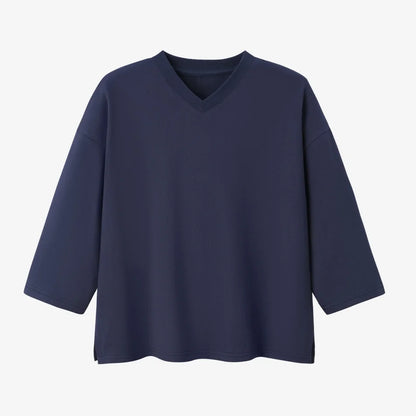 Asera Oversize T-Shirt Dress Set | Cotton Blend, Casual Women's Outfit 11