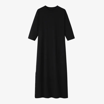 Asera Oversize T-Shirt Dress Set | Cotton Blend, Casual Women's Outfit 13