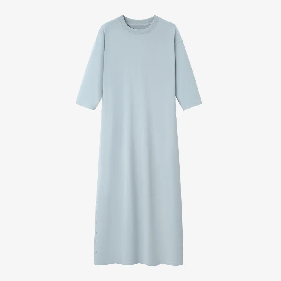 Asera Oversize T-Shirt Dress Set | Cotton Blend, Casual Women's Outfit 7