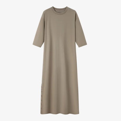 Asera Oversize T-Shirt Dress Set | Cotton Blend, Casual Women's Outfit 9