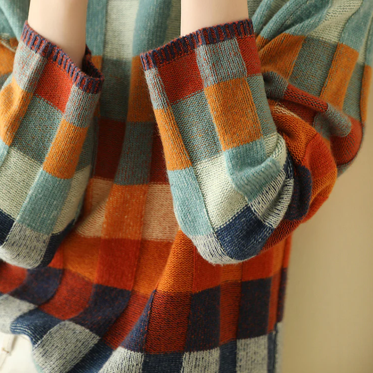 Ava Turtleneck Sweater | Colorful Wool Blend for Women 4