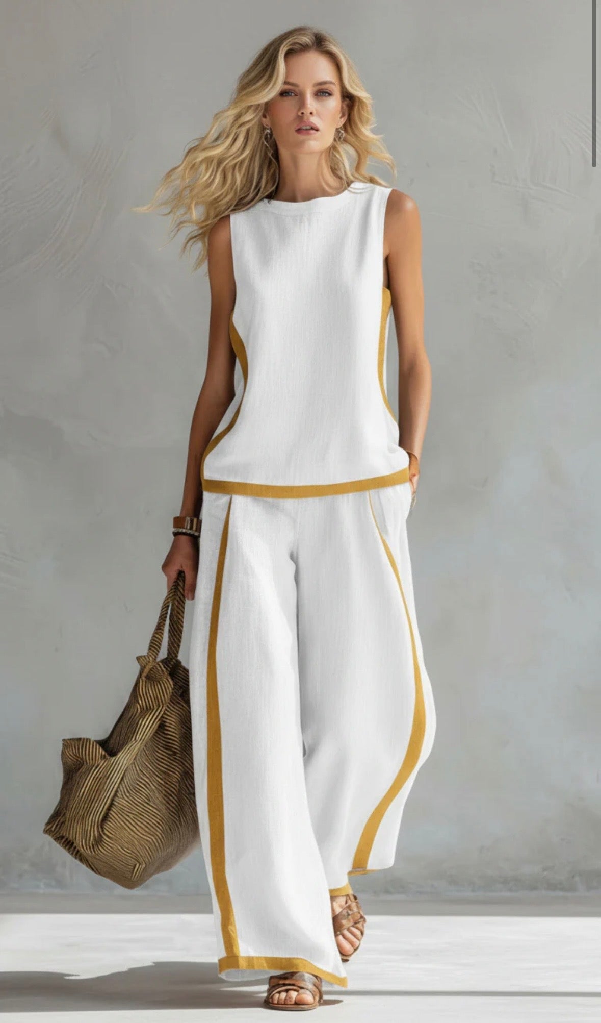 Celia Linen Set | Lightweight Cotton-Linen Blend for Women 3