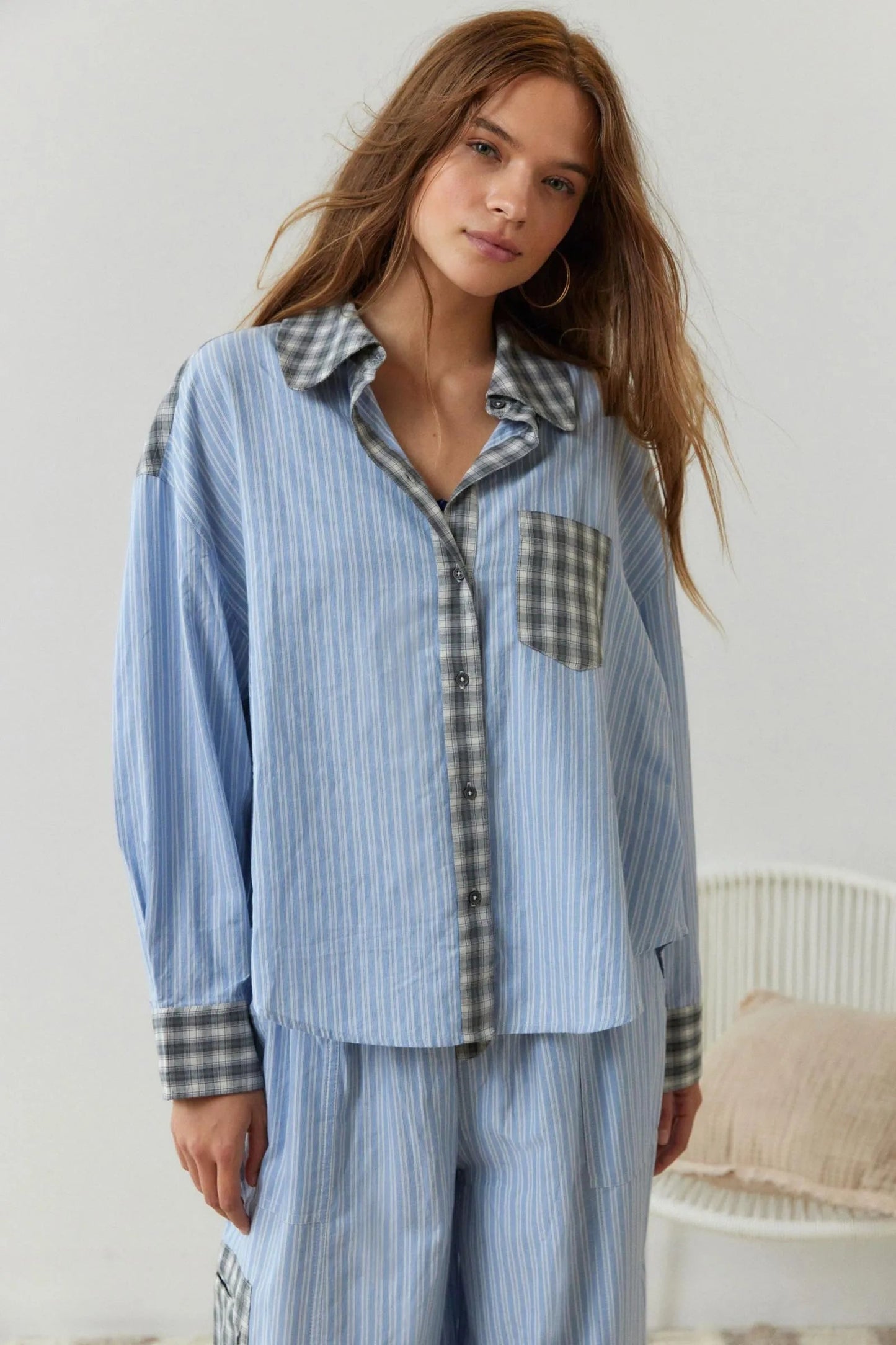 Cora Pajama Set | Soft Stretchy Cotton Blend, Relaxed Fit for Women 1