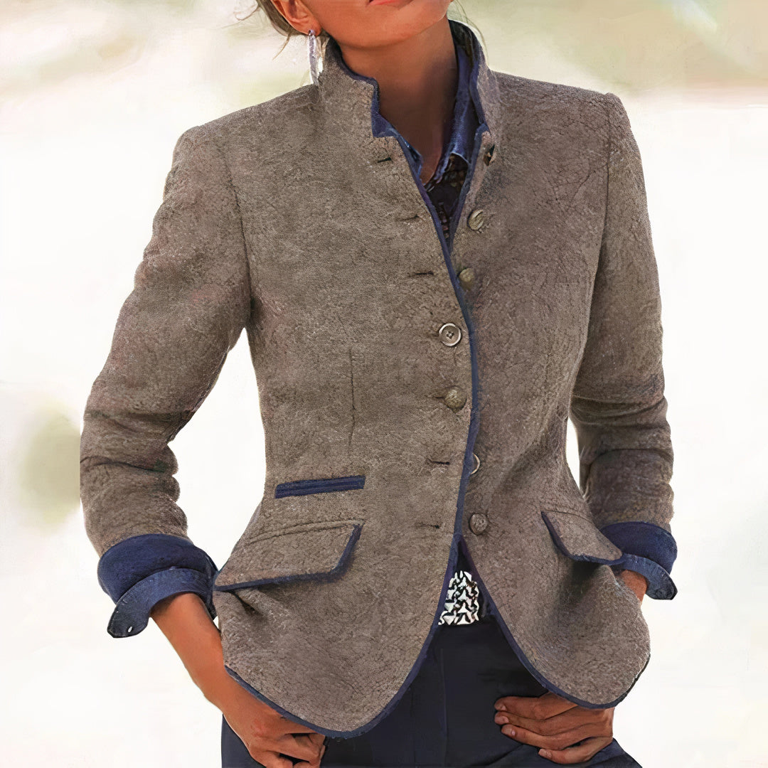 Elysia Women's Blazer | Elegant Slim-Fit, Structured Cut 0