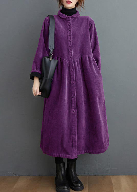 Fiora Women's Coat | Thick Corduroy, Cinched Fit for Winter 11