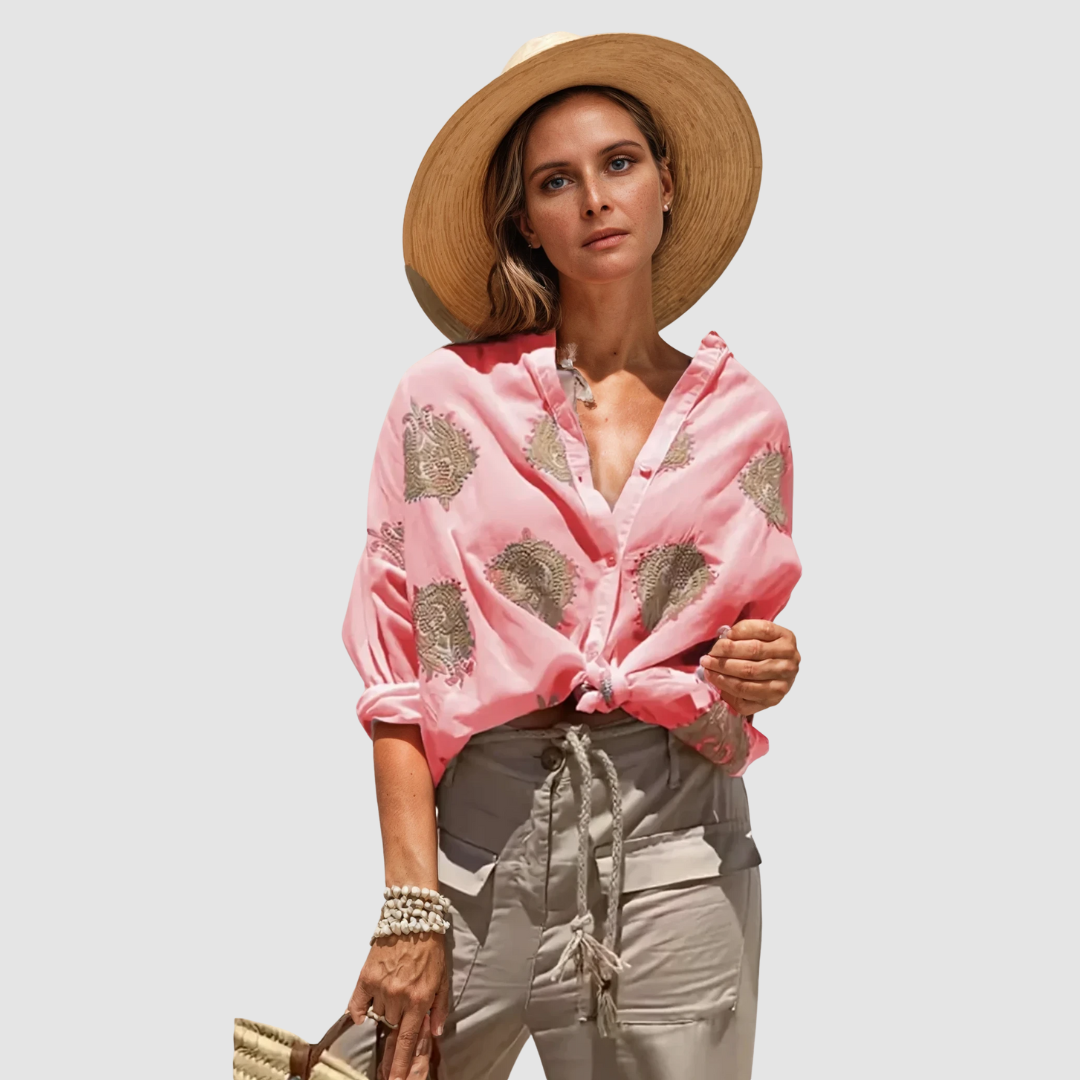 Gala Womens Blouse | Lightweight, Plus Size Summer Top 1
