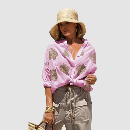 Gala Womens Blouse | Lightweight, Plus Size Summer Top 2