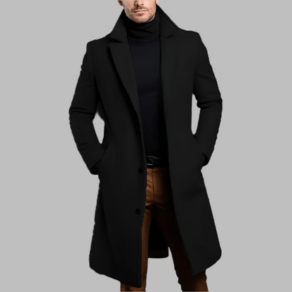 Maverick Men's Coat | Wool-Polyester Blend, Thermal Comfort 0