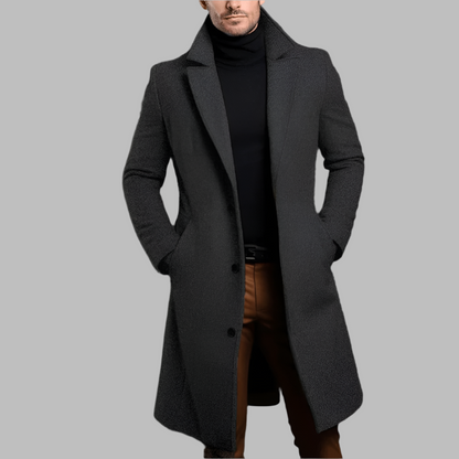 Maverick Men's Coat | Wool-Polyester Blend, Thermal Comfort 2