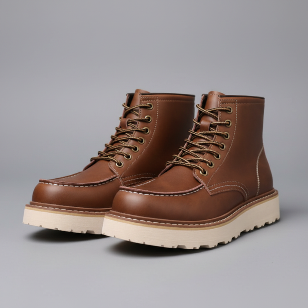 Men's Lace-Up Ankle Boots | Stylish Footwear for Everyday Wear