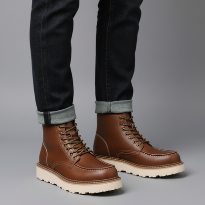 Men's Lace-Up Ankle Boots | Stylish Footwear for Everyday Wear