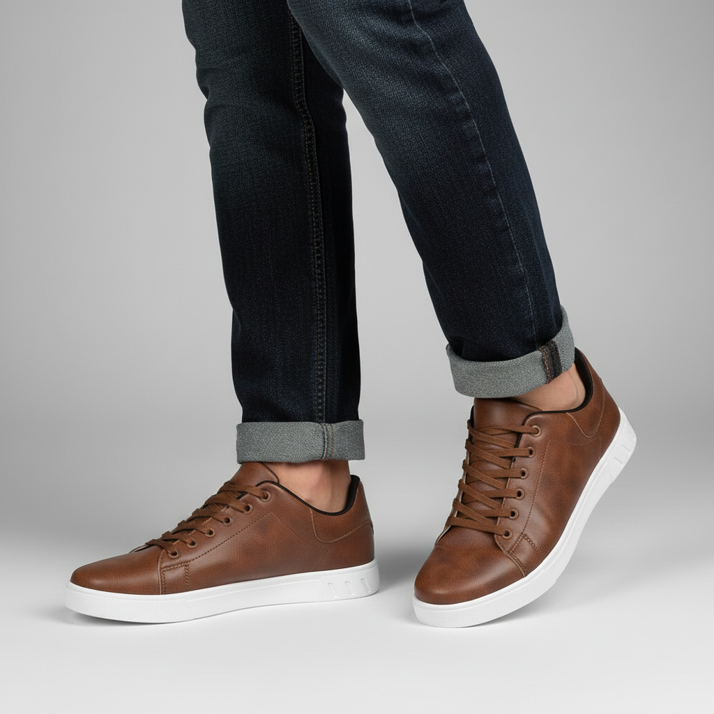 Men's Lace-Up Low-Top Sneakers | Casual Men's Trainers