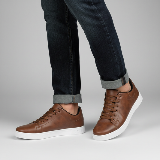 Men's Lace-Up Low-Top Sneakers | Casual Men's Trainers