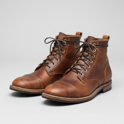 Men's Lace-Up Work Boots | Durable Ankle Design for Comfort