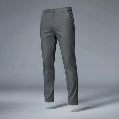 Saul | Men's Slim Fit Trousers in Stretch Fabric