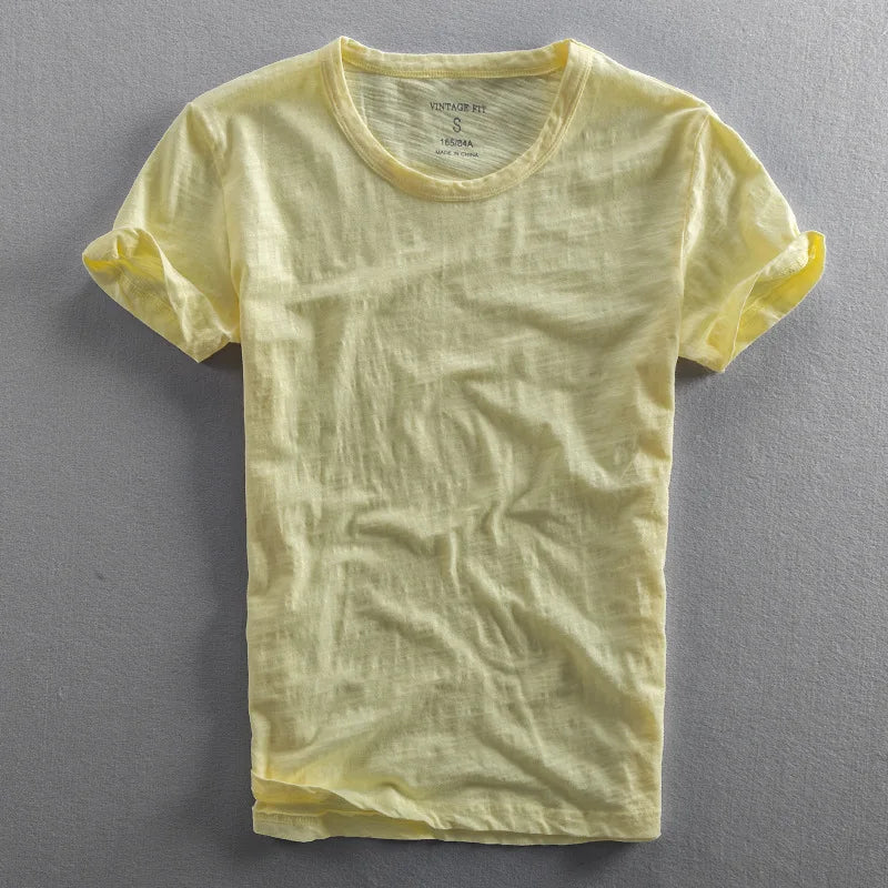 Runo Men's T-Shirt | 100% Organic Cotton, Lightweight Minimalist 3