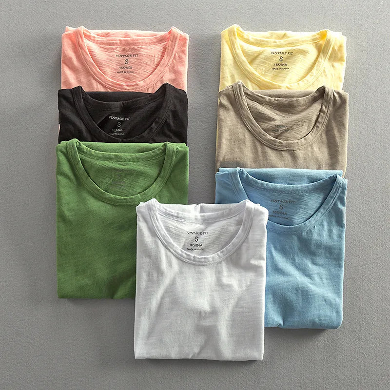 Runo Men's T-Shirt | 100% Organic Cotton, Lightweight Minimalist 6