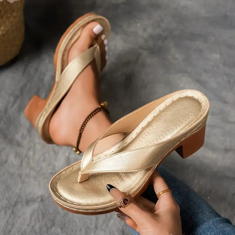 Seren Women’s Orthopedic Sandals | Vegan Leather, Supportive Block Heel 4