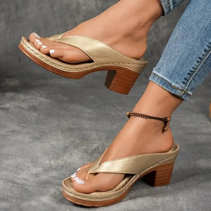 Seren Women’s Orthopedic Sandals | Vegan Leather, Supportive Block Heel 5