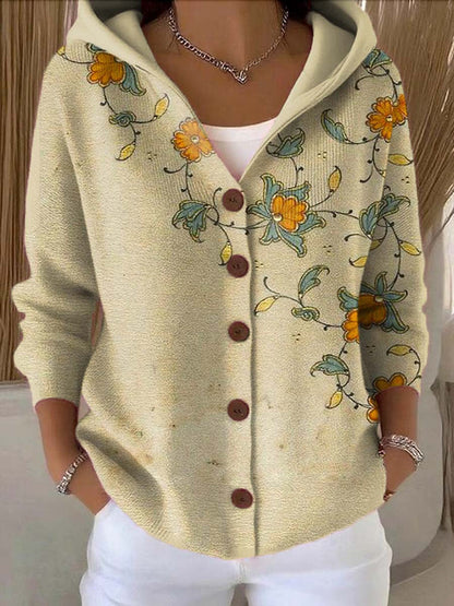 Lightweight women's hooded vest featuring a stylish patchwork design, perfect for layering in transitional weather. 10