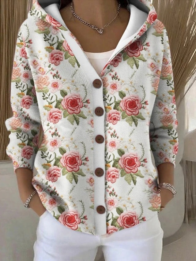 Lightweight women's hooded vest featuring a stylish patchwork design, perfect for layering in transitional weather. 5