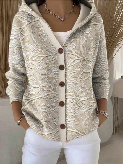 Lightweight women's hooded vest featuring a stylish patchwork design, perfect for layering in transitional weather. 9