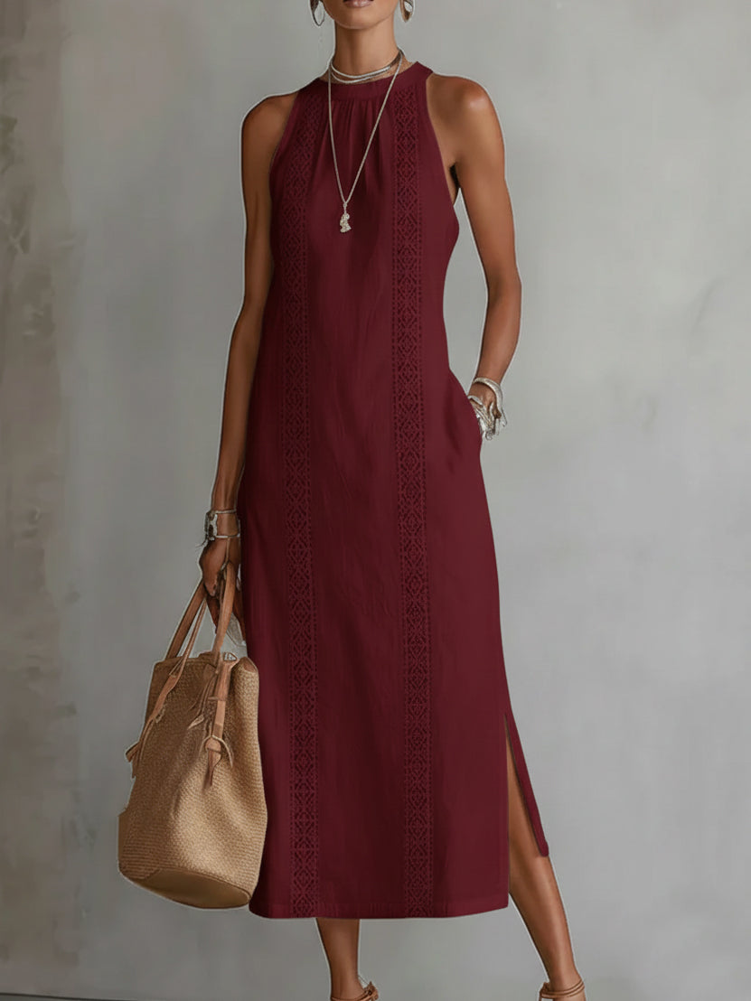 Vela Sleeveless Midi Dress | Lightweight, Elegant Silhouette 4