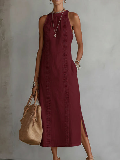 Vela Sleeveless Midi Dress | Lightweight, Elegant Silhouette 4