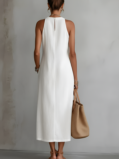 Vela Sleeveless Midi Dress | Lightweight, Elegant Silhouette 7