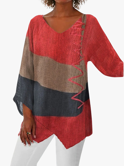 Vela Summer Top | Lightweight, V-Neck, Loose Fit 1